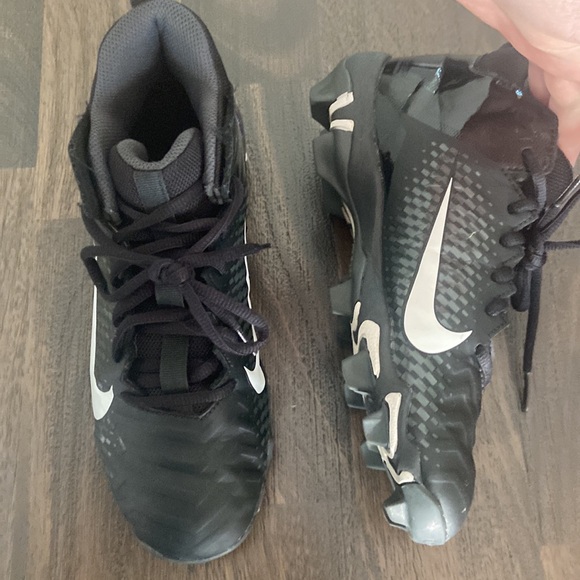 Nike Fast Flex Alpha Baseball cleats kids size 5  black & white - Picture 14 of 14